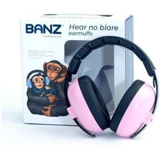 BANZ Bubzee baby gehoorbeschermer Petal pink