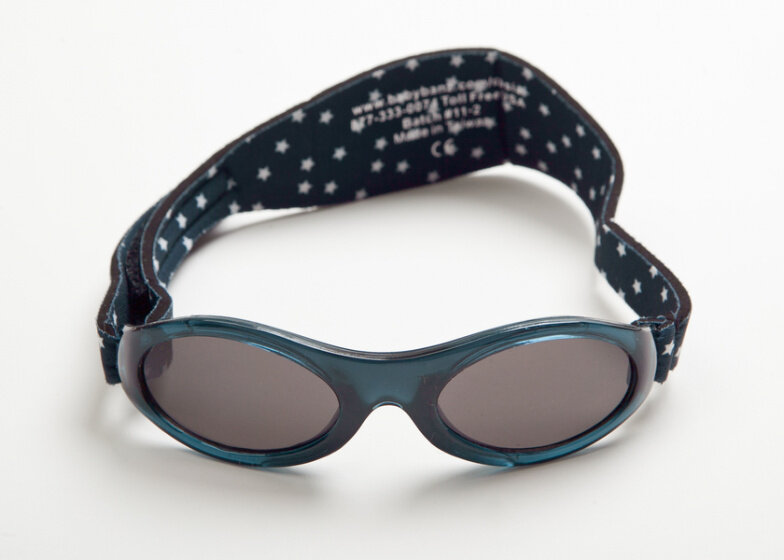 Kidz BANZ zonnebril blauw met sterren (2-5 jaar)