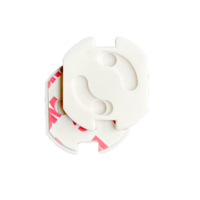 Extra stevige stopcontactbeveiligers met 3M tape - Wit (10 stuks)
