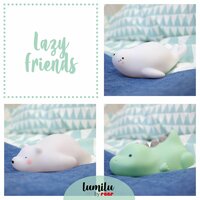 Reer Lumilu nachtlampje Lazy Friends | Dino