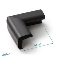 Jippie tafelhoekjes foam zwart