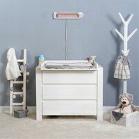 Twee warmtestanden Reer commode warmtestraler 300W en 600W