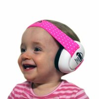 Em&#039;s for kids baby gehoorbeschermers Zwart - Roze/Wit bandje