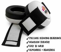 Em&#039;s for kids baby gehoorbeschermers Zwart - Roze/Wit bandje