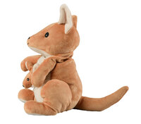 Zachte Warmies Kangoeroe knuffel voor kinderen