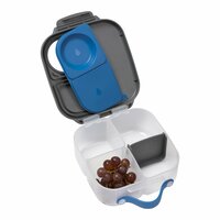 🍎 b.box mini lunchbox Blue Slate &ndash; geschikt voor fruit en snacks