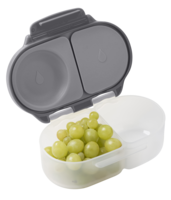 &quot;B.box Snackbox Graphite met twee lekvrije compartimenten&quot;
