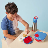 &quot;Lekvrije Blue Blaze Snackbox voor yoghurt en fruit&quot;