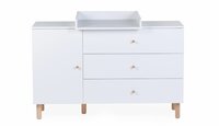 Childhome Babykamer commode Wonder White met veilige opbergruimte