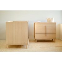 Eikenhouten commode Nordica naturel voor babykamer