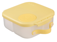 👜 b.box Lemon Twist mini lunchbox &ndash; zijaanzicht met draaggreep