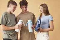 B.box bumper voor Flip Top drinkfles 1L | Lagoon