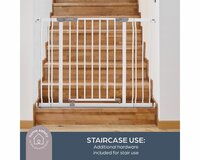 Dreambaby Ava Easyclose traphekje klemhekje wit 75-108 cm