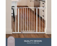 Dreambaby Ava Easyclose traphekje klemhekje wit 75-108 cm