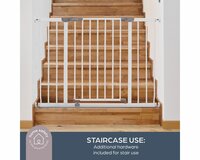 Dreambaby Ava Easyclose Extra breed traphekje klemhekje wit 99 -132 cm