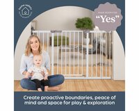 Dreambaby Ava Easyclose Extra breed traphekje klemhekje wit 99 -132 cm