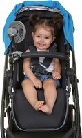 Dreambaby buggy wandelwagen ventilator | Grijs/Zwart