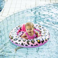 Swim Essentials Baby Float Panterprint Ros&eacute; 0-1 Jaar