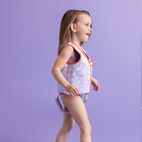 Swim Essentials Zwemvest Leopard Lila 3-6 jaar