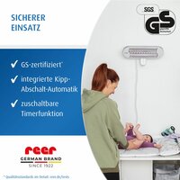 Reer HeatCare+ Flex 2in1 commode verwarmer vrijstaand in babykamer