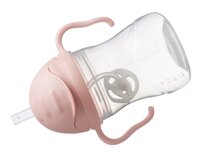 b.box beker Blush met gewogen rietje in actie stand