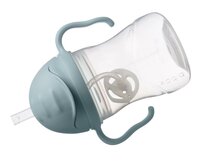 b.box beker Ocean met gewogen rietje in actie stand