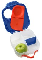 b.box Superman&trade; Mini Lunchbox open met apple