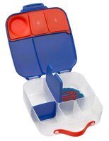 b.box Superman&trade; Lunchbox open met cooler zichtbaar