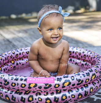 Swim Essentials baby zwembad Ros&eacute; Goud Panterprint