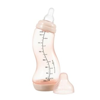 Difrax S-fles natural 250 ml Blossom Roze