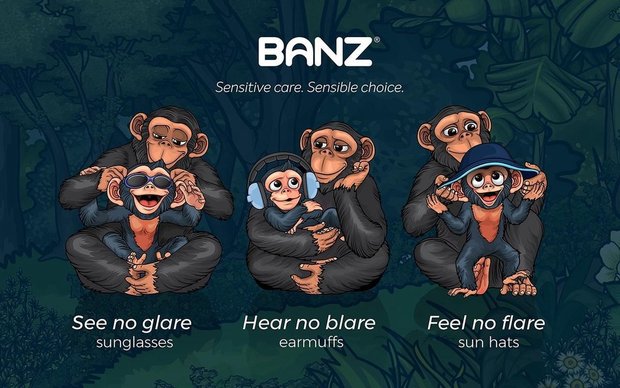 BANZ Bubzee baby gehoorbeschermer Sky blue