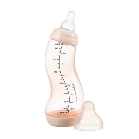 Difrax S-fles natural 250 ml Blossom Roze