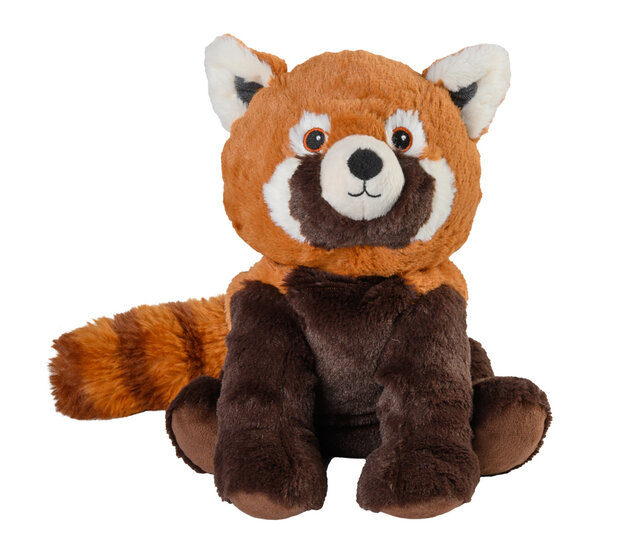 Warmies Rode Beer knuffel
