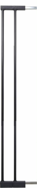 DogSpace Bonnie verlengdeel 14cm zwart | Klemhekje