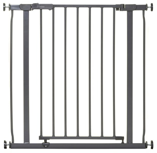 Dreambaby Ava Easyclose traphekje klemhekje Antraciet 75-81 cm