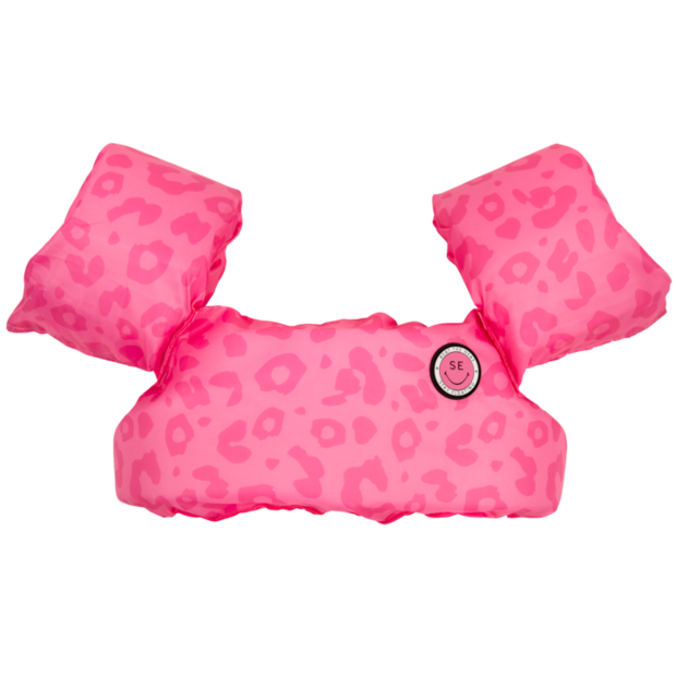 Puddle Jumper Zwembandjes Roze Panterprint 