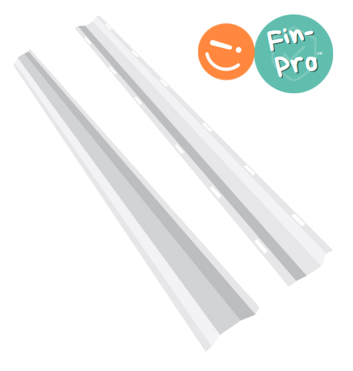 Zelfklevende deurstrip set Fin-Pro&nbsp;180&deg;