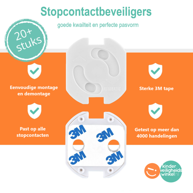 3M extra stevige stopcontactbeveiligers