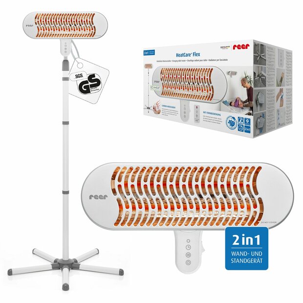Reer HeatCare+ Flex 2in1 commode verwarmer vrijstaand in babykamer