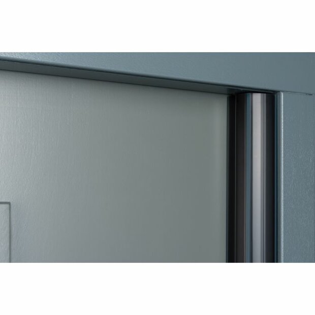 Deurstrips Finprotect Plus 9090 | 250 cm | Antraciet/Zwart