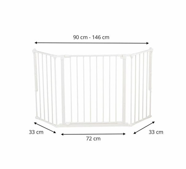 BabyDan Flex M Wit 90-146 veiligheidshek
