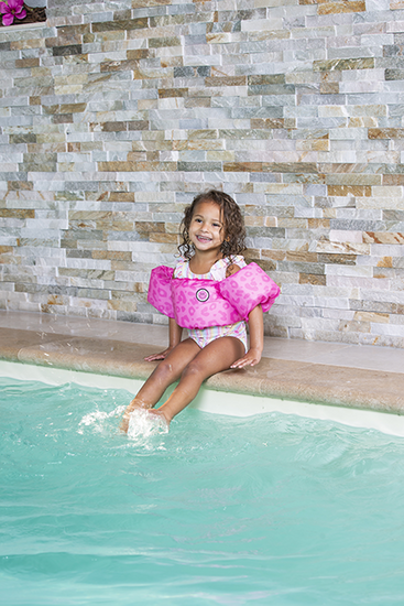 Puddle Jumper Zwembandjes Roze Panterprint 