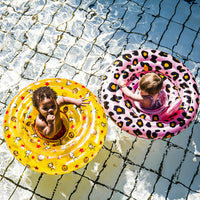 Swim Essentials Baby Float Panterprint Ros&eacute; 0-1 Jaar