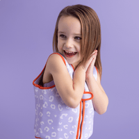 Swim Essentials Zwemvest Leopard Lila 3-6 jaar