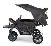 Childhome Triplet Wandelwagen + Regenhoes + Zonnekap Antraciet