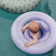 Swim Essentials Baby Float Leopard Lila 0-1 Jaar