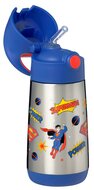 b.box Superman&trade; Drinkfles 350ml &mdash; Ge&iuml;soleerd open