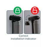 Dreambaby Glide &lsquo;N Hide oprolbaar traphekje | tot 140 cm | Grijs