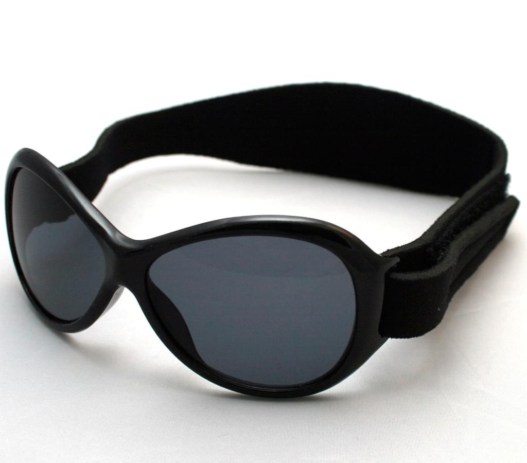 Baby BANZ retro zonnebril zwart (0-2 jaar)