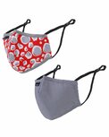 DreamBaby gezichtsmasker of mondkapje voor kinderen Grijs Rood 2 stuks DreamBaby gezichtsmasker of mondkapje voor kinderen Grijs Rood 2 stuks